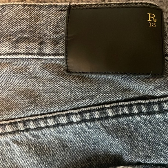 R13 Crossover jeans in Layton Black 26 NWT - Picture 14 of 14